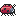 A red pixel art ladybug