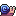 A snail with a blue and purple shell